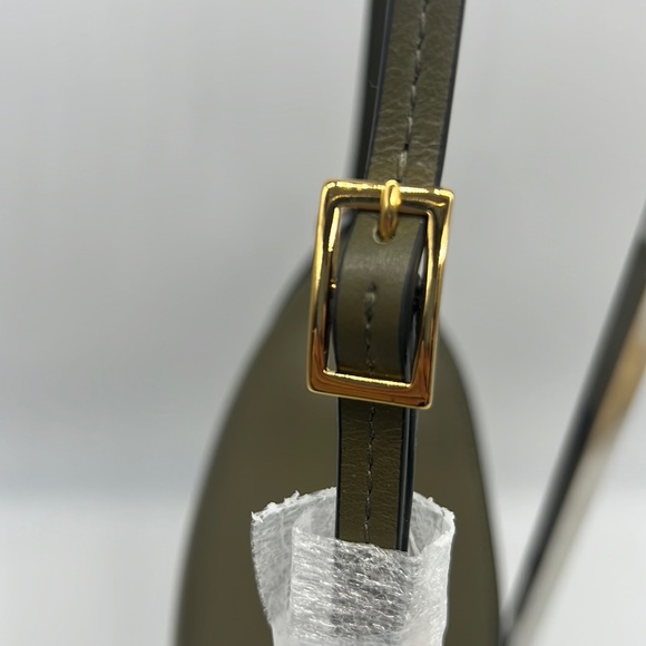 Wandler Penelope Leather Shoulder Bag Deep Olive - Picture 8 of 16